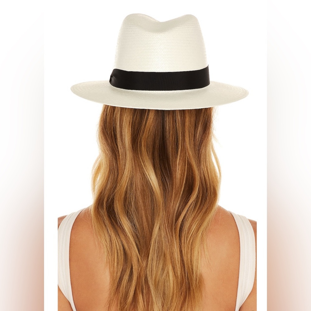 NWT- Rag & Bone Panama Hat in White - Picture 2 of 3